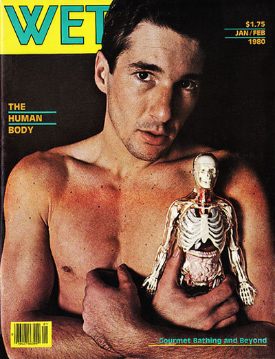 janurary/feburary 1980 issue of wet magazine featuring richard gere on the cover