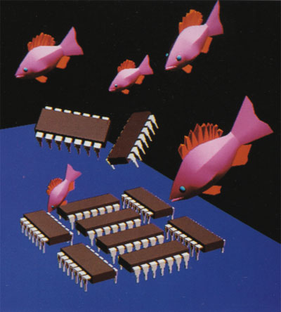 fish and chips by vibeke sorensen, 1985