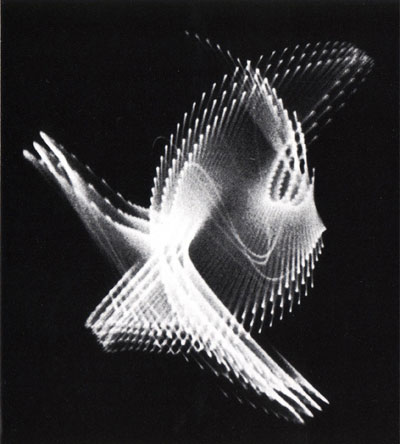 ben f. laposky, oscillons number four - electronic abstraction, 1950