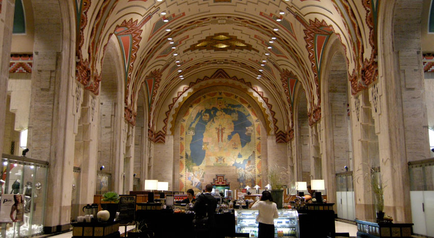 Mosaic interior of the Guardian Building