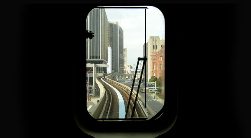 View from the Detroit People Mover