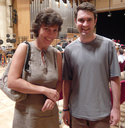 Andrew Choate with Hana Kotková, in-between sets by Amadinda