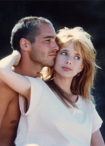 Jean-Marc Barr and Rosanna Arquette from The Big Blue, 1988