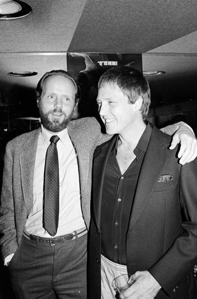 Michael Moriarty and Christopher Walken, October 07, 1982