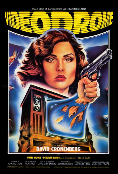 Videodrome film poster, 1983