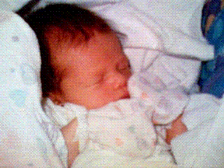First camera-phone image taken by Philippe Kahn at the birth of his daughter Sophie on June 11, 1997