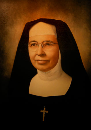 Sister Mary Brigh Cassidy portrait by Newman Kraft