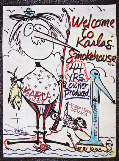 Karlas's Smokehouse flyer